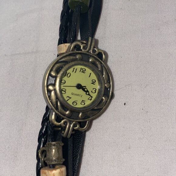 4 multi strap leather bracelets - Picture 4 of 7